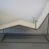 Stainless tube table and chair