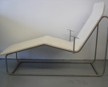 Stainless tube table and chair