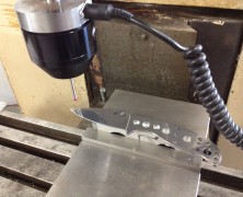 Knife blank probing