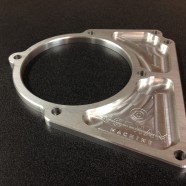 Machined aluminum electric motor mounts