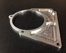 Machined aluminum electric motor mounts