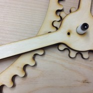 Laser cut wood